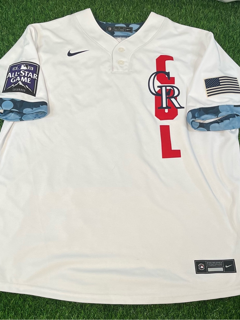 Authentic Nike 2021 MLB ASG All Star Game Colorado Rockies Jersey Mens XL